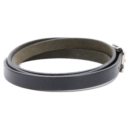 Hermes Behapi Triple Strand Leather Bracelet — view 5