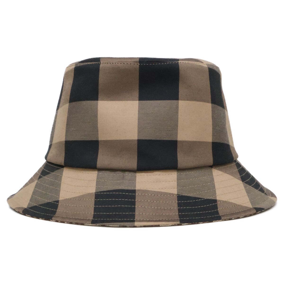 Dior Teddy-d Block Check Reversible Bob Hat 58 — view 3