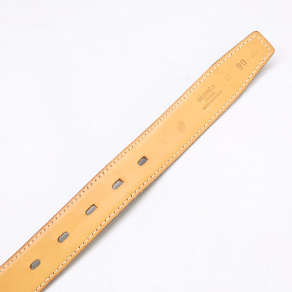 Hermes Buckle I Time Leather 90 Belt — view 7