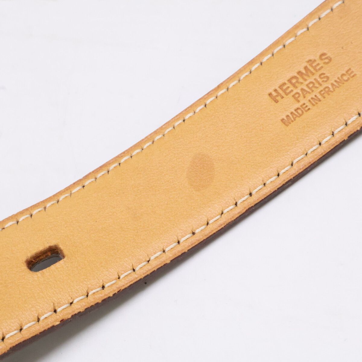 Hermes Buckle I Time Leather 90 Belt — view 9