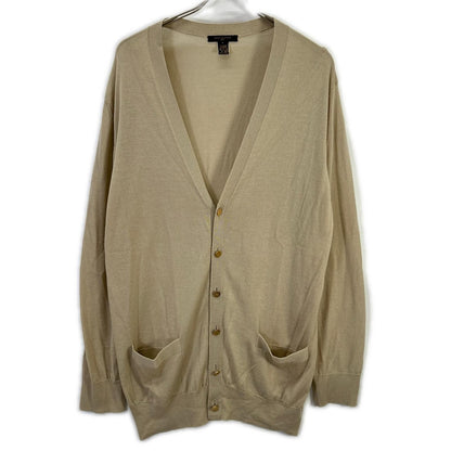 Louis Vuitton Beige Cashmere Silk Knit Cardigan