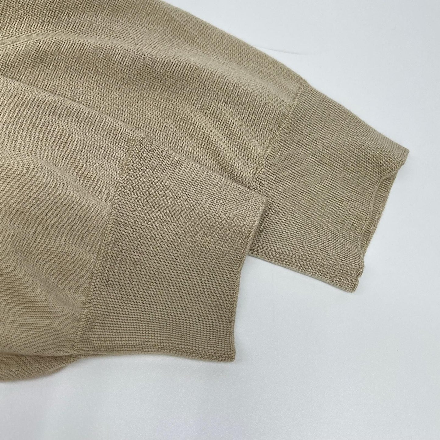 Louis Vuitton Beige Cashmere Silk Knit Cardigan — view 7