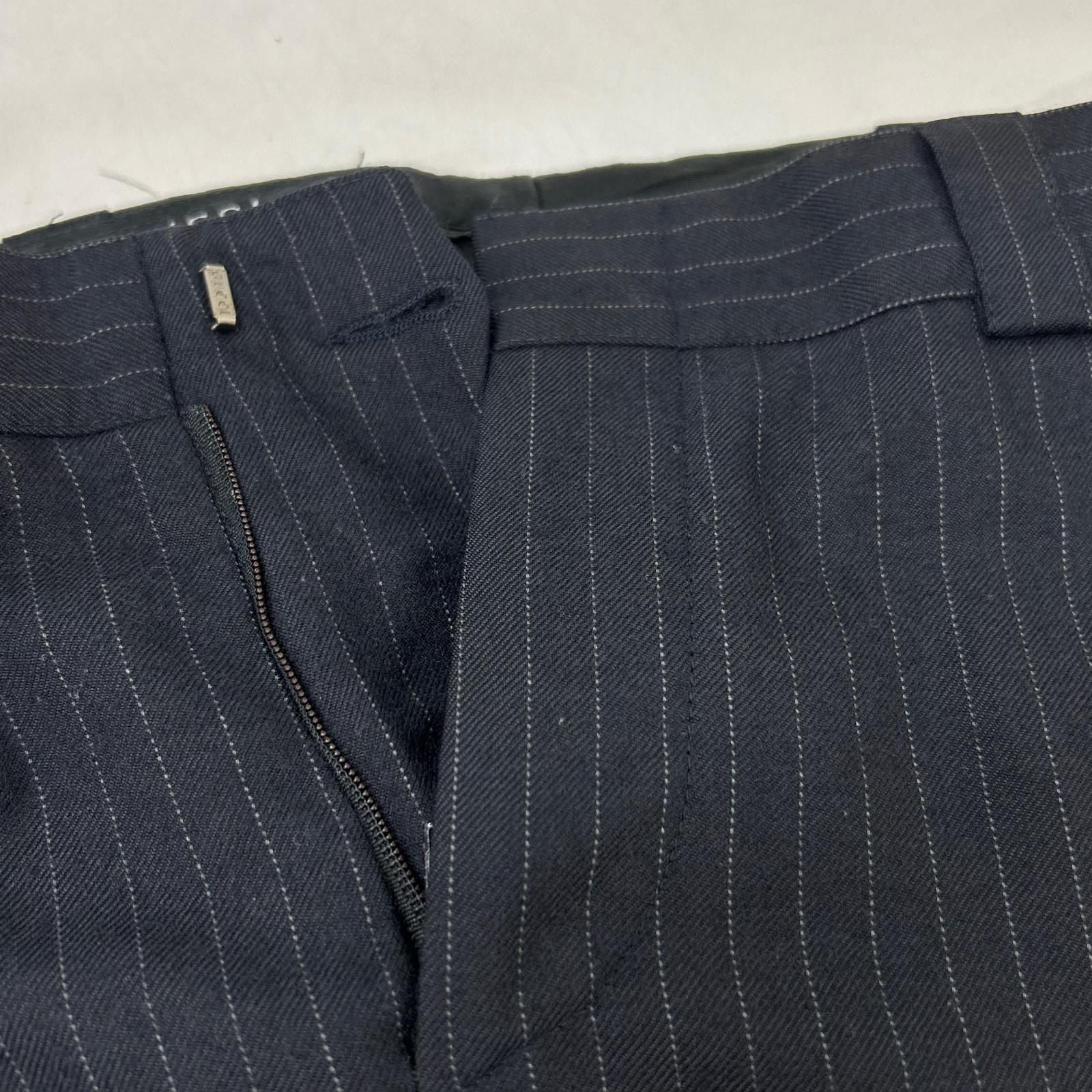 Gucci Black Pinstripe Pants 38 — view 3