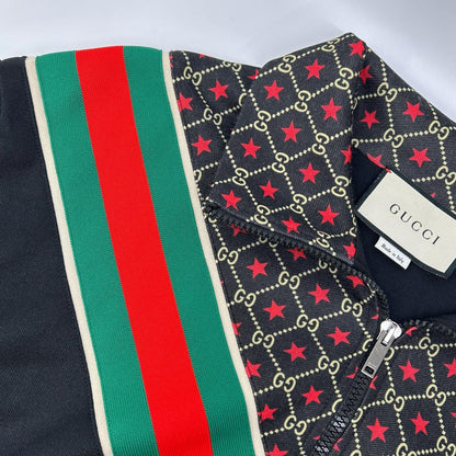 Gucci Black GG Star Polyester Track Jacket — view 8