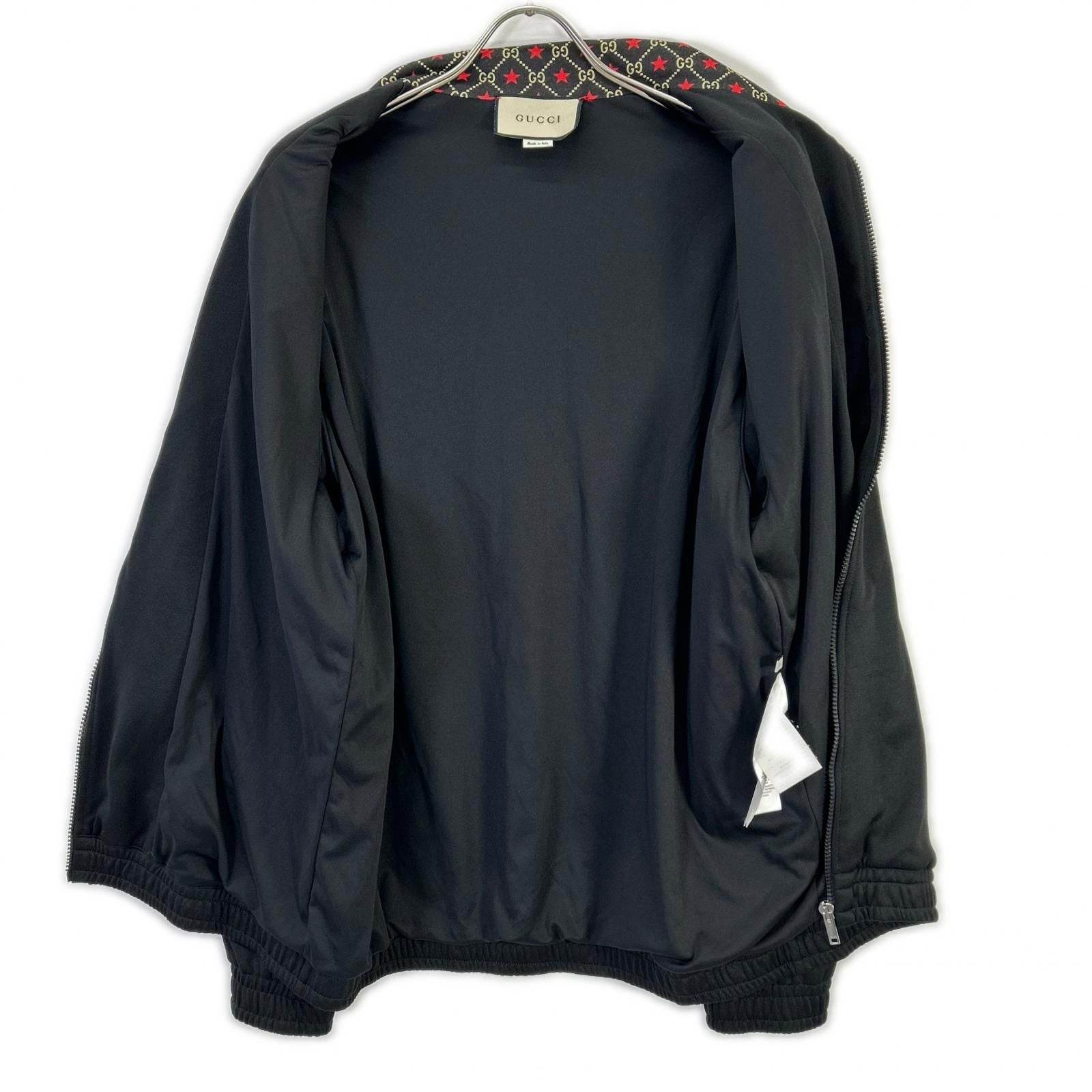 Gucci Black GG Star Polyester Track Jacket — view 3