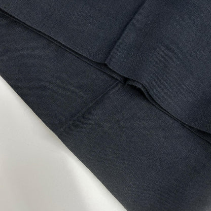 Loro Piana Navy Linen Wool Wide Trousers 40 Pants — view 8