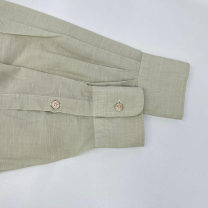 Loro Piana Beige Cotton Linen Andre Shirt — view 8