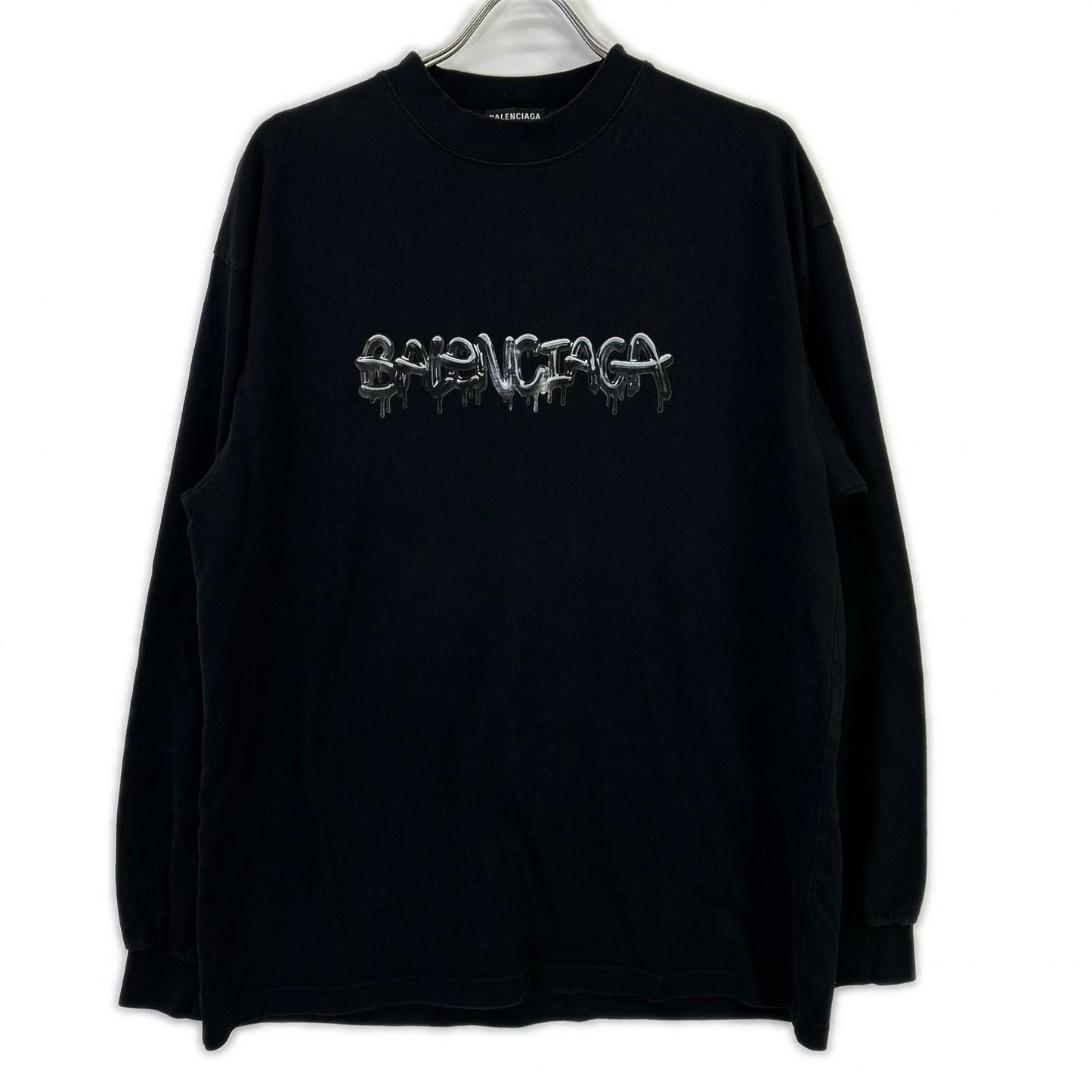 Balenciaga Slime Logo Graphic Over Top XS