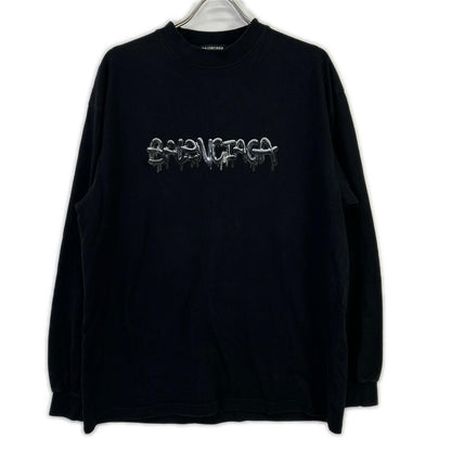 Balenciaga Slime Logo Graphic Over Top XS