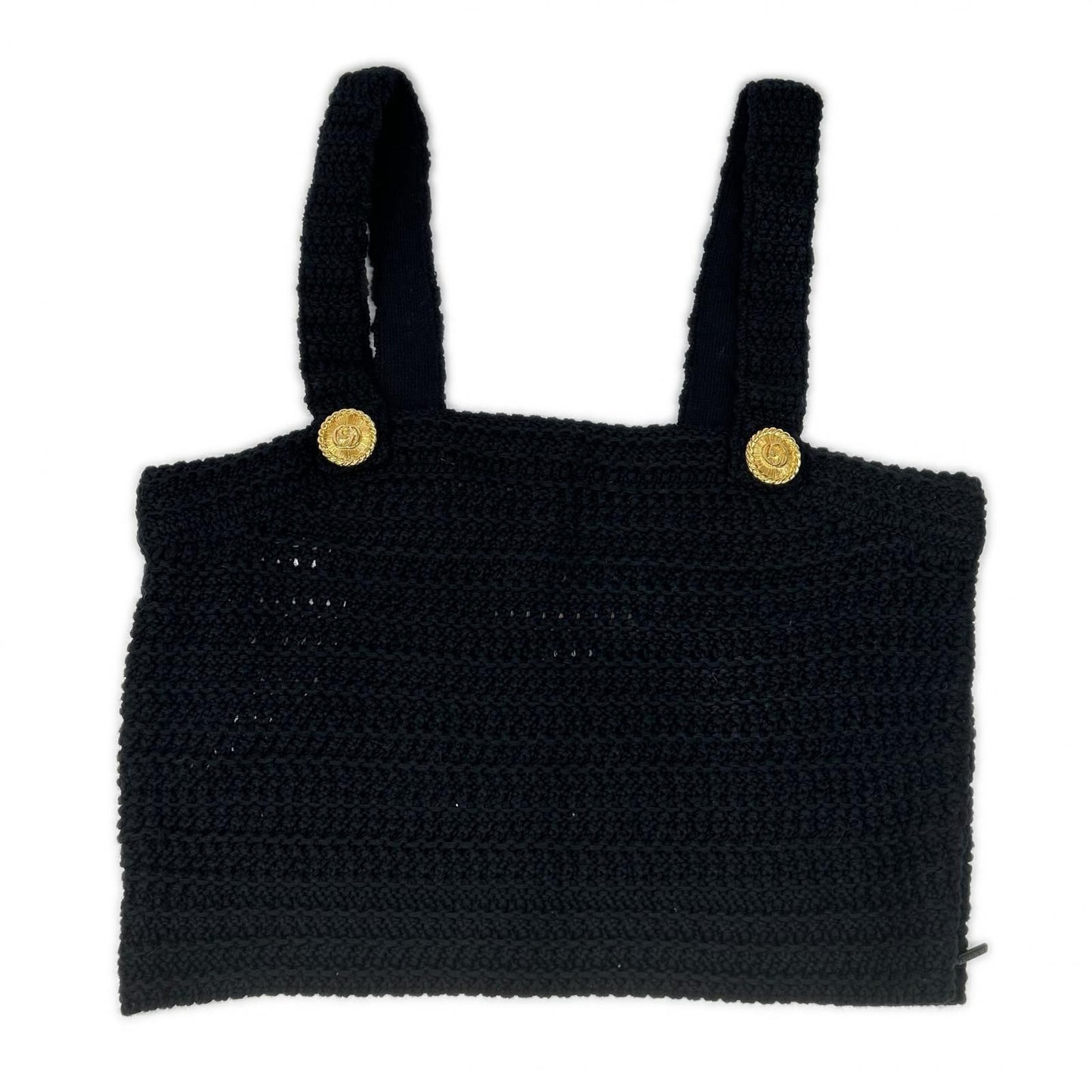 Gucci Black Knit Camisole XS