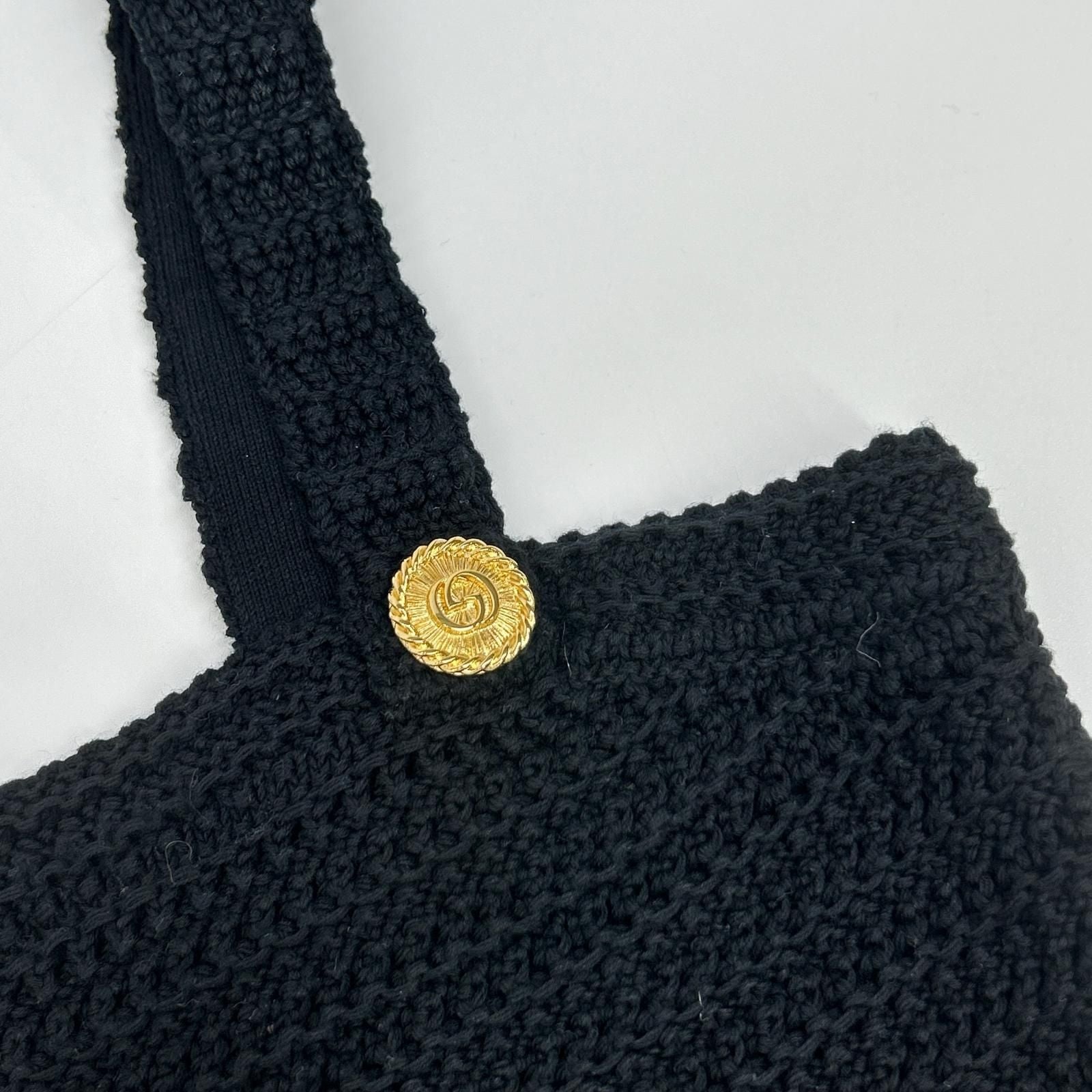 Gucci Black Knit Camisole XS — view 7