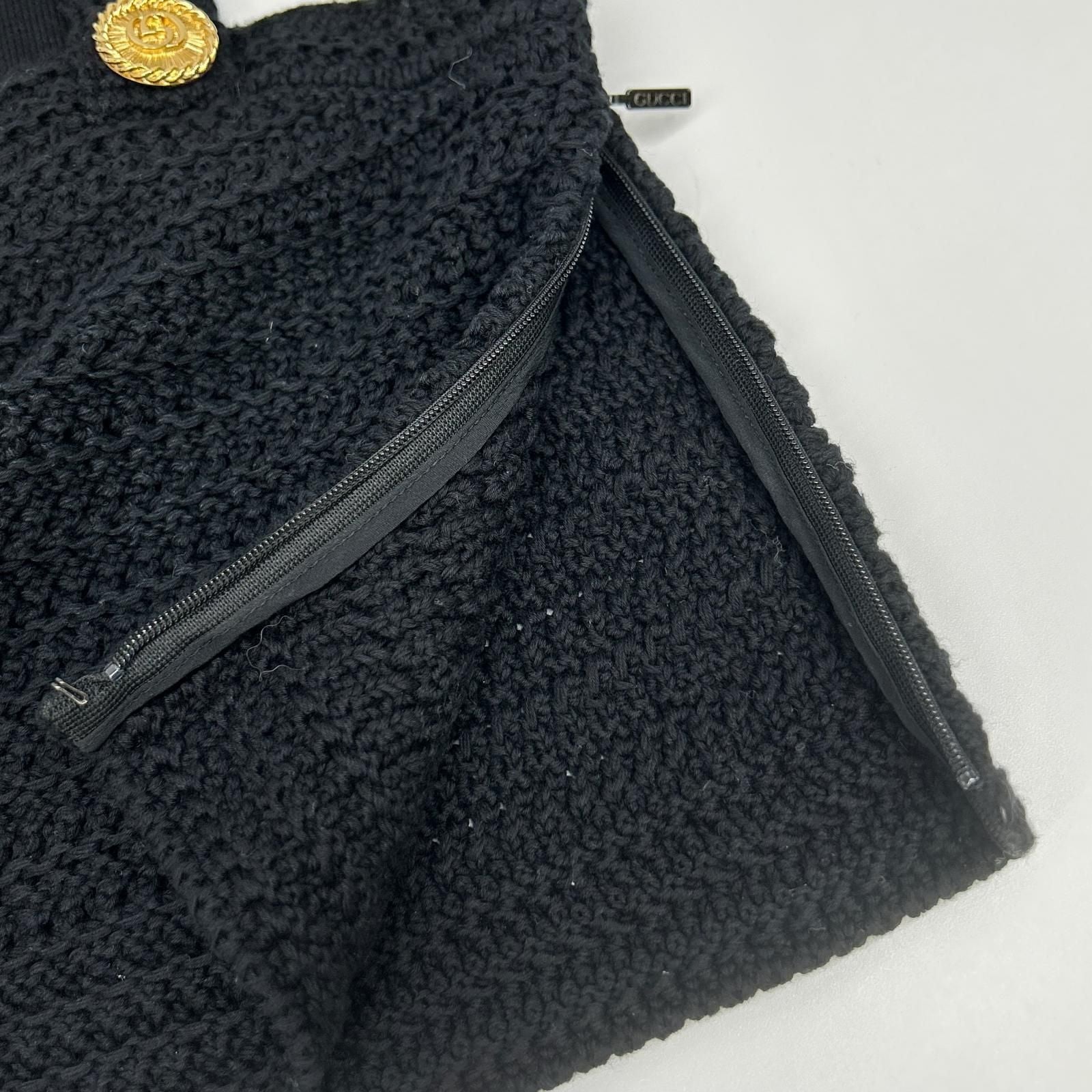 Gucci Black Knit Camisole XS — view 8