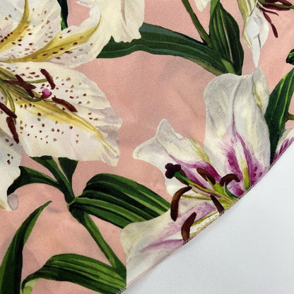 Dolce & Gabbana Flower Print Silk Blouse 44 — view 7