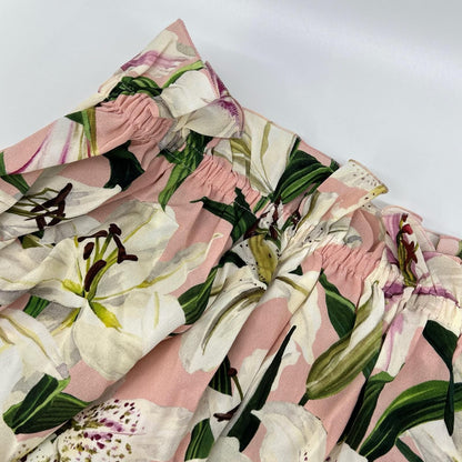 Dolce & Gabbana Flower Print Silk Blouse 44 — view 5