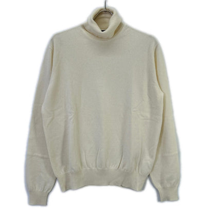 Loro Piana Ivory Baby Cashmere Turtleneck Knit 48 Sweater