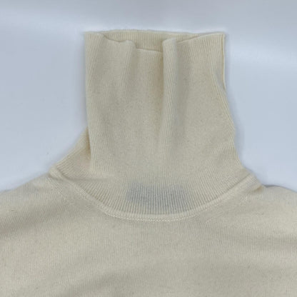 Loro Piana Ivory Baby Cashmere Turtleneck Knit 48 Sweater — view 7
