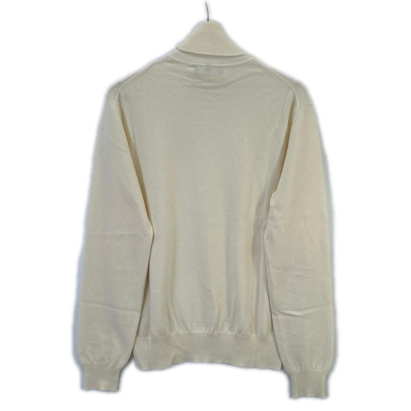 Loro Piana Ivory Baby Cashmere Turtleneck Knit 48 Sweater — view 2