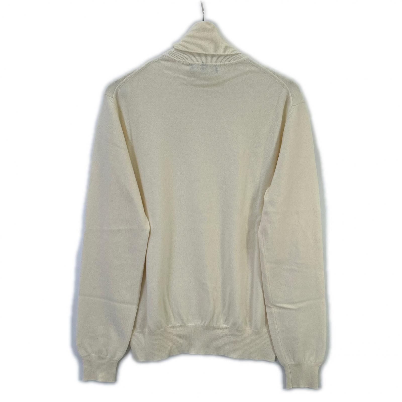Loro Piana Ivory Baby Cashmere Turtleneck Knit 48 Sweater — view 2