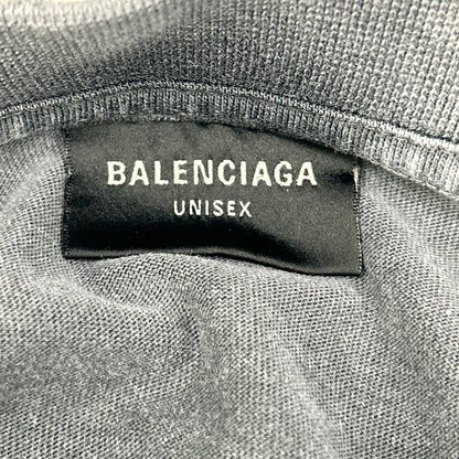 Balenciaga Back Logo Distressed Long Sleeve T-Shirt — view 3