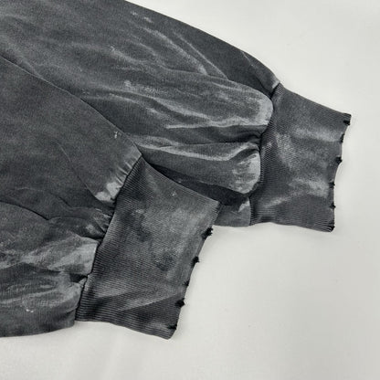 Balenciaga Back Logo Distressed Long Sleeve T-Shirt — view 9