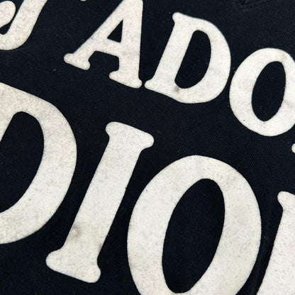 Dior Boutique Black Cotton Adore Logo Neck Sleeveless Top 40 — view 5