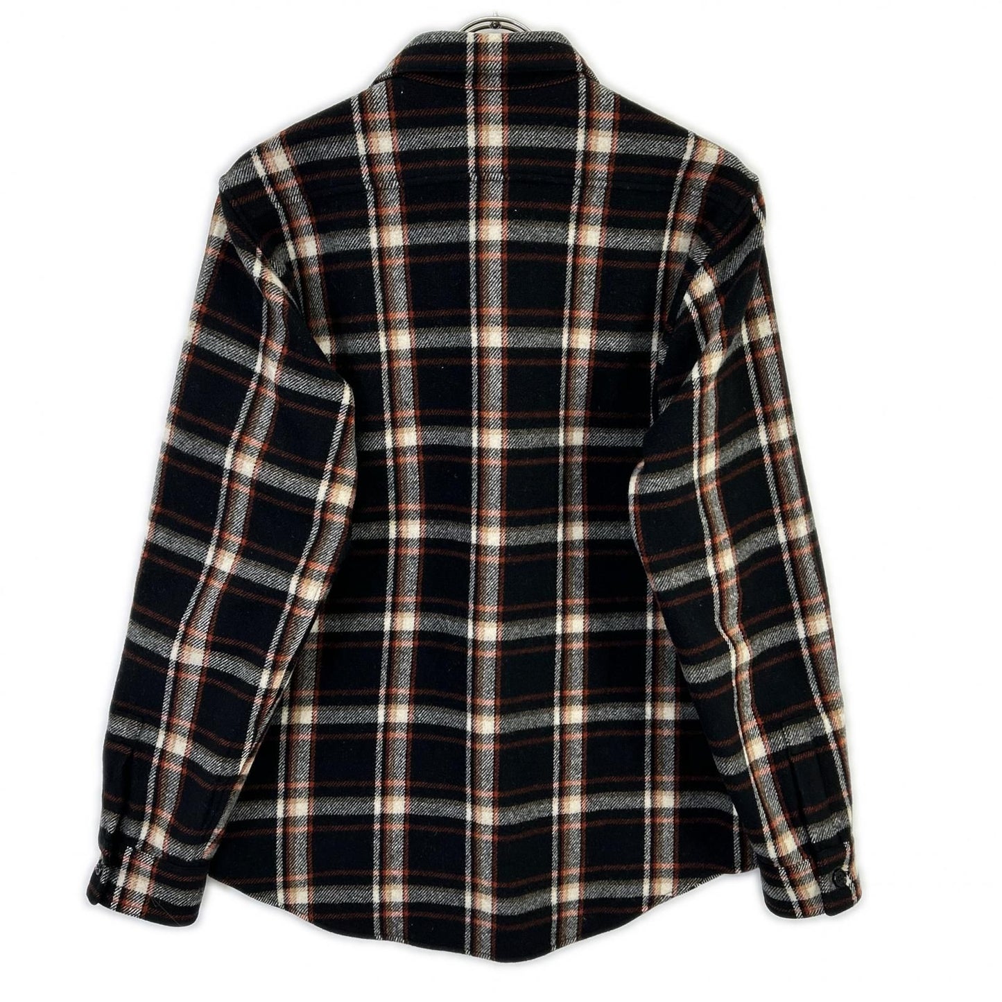 Celine Wool Twill Multicolor Check Loose Shirt 38 — view 2