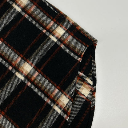 Celine Wool Twill Multicolor Check Loose Shirt 38 — view 8