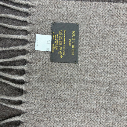 Louis Vuitton Echarpe Monogram Gradient Scarf Cashmere Brown — view 8