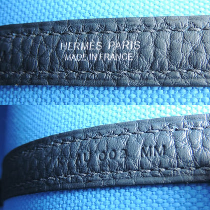 Hermes Tote Blue — view 7