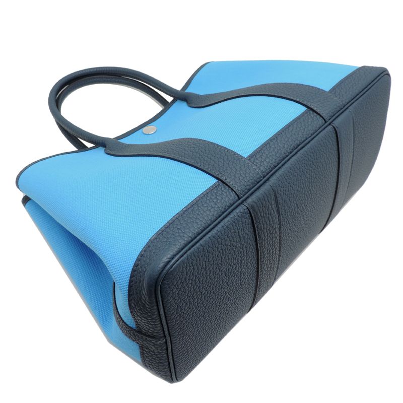Hermes Tote Blue — view 3
