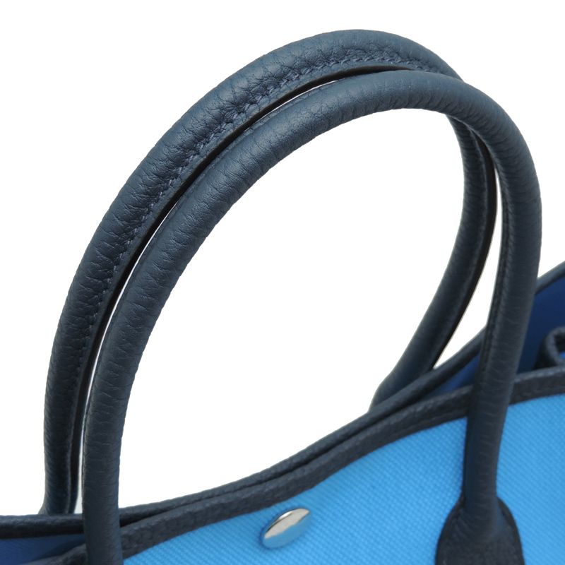 Hermes Tote Blue — view 5