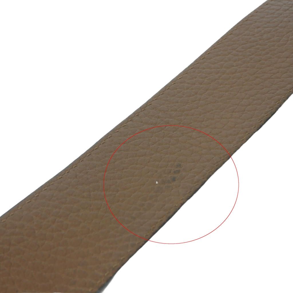 Gucci Interlocking Reversible Leather Buckle Belt 85 34 Black Brown — view 8