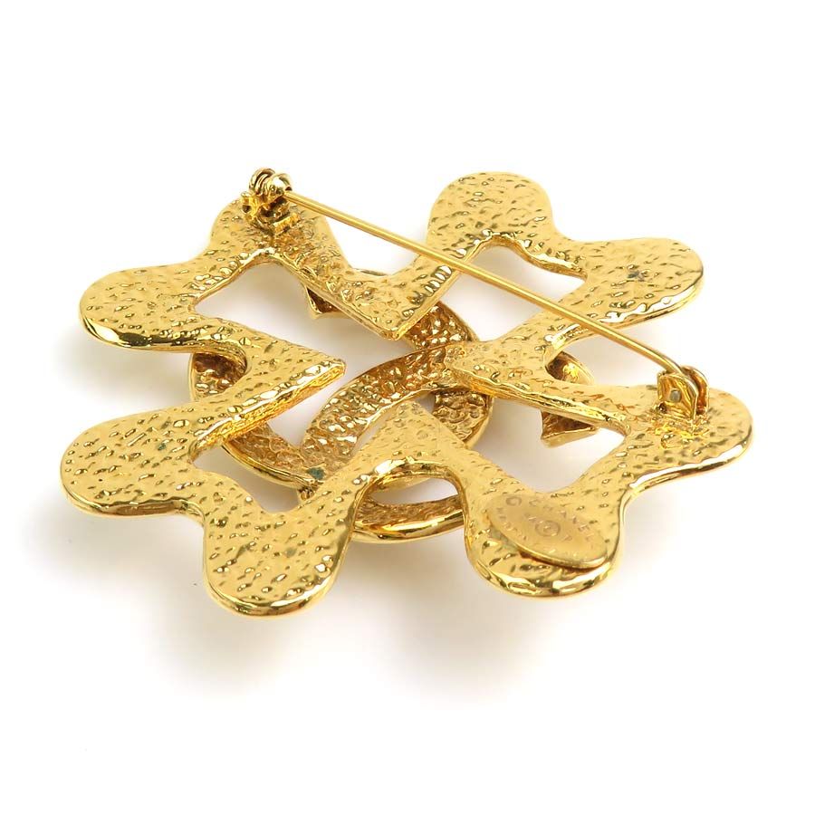 Chanel Brooch CC Logo — view 4