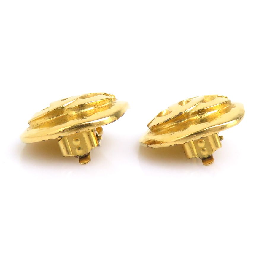 Chanel Earrings CC Logo — view 7