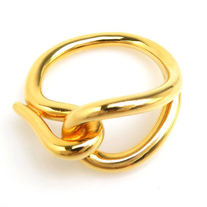 Hermes Scarf Ring Gold — view 9