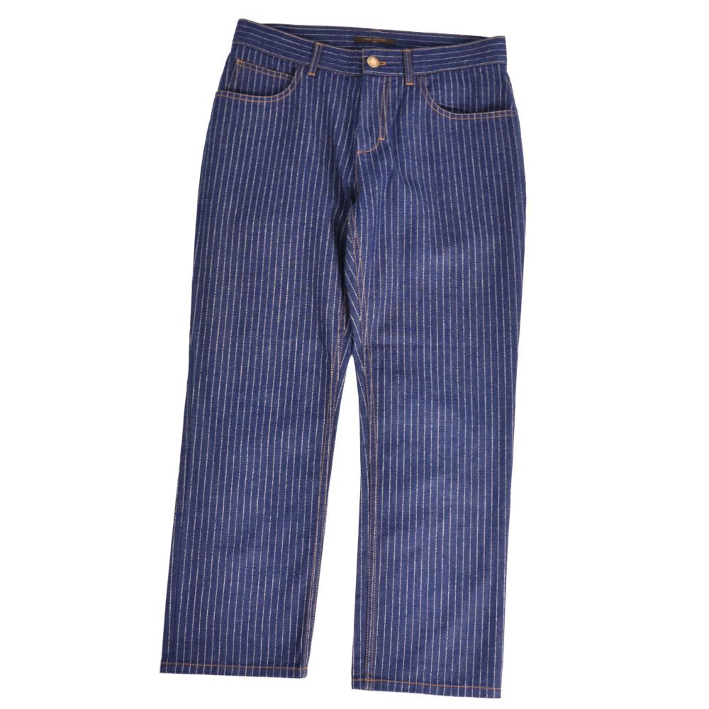 Louis Vuitton Pants Denim Striped