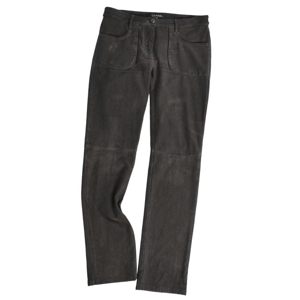 Chanel Pants Long Cotton Stretch