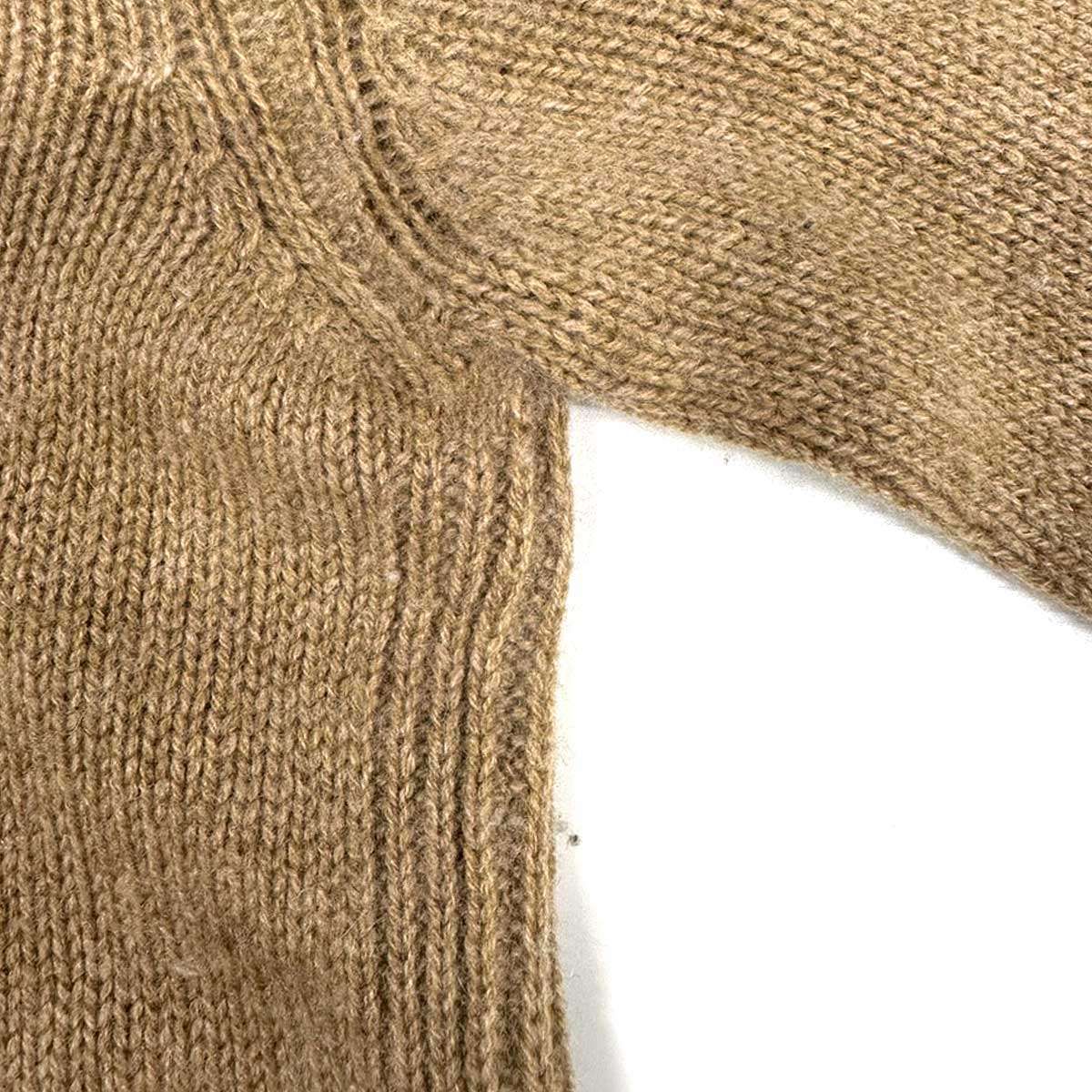 Celine by Phoebe Philo Cashmere Icon Knit Sweater 2 Camel — view 6