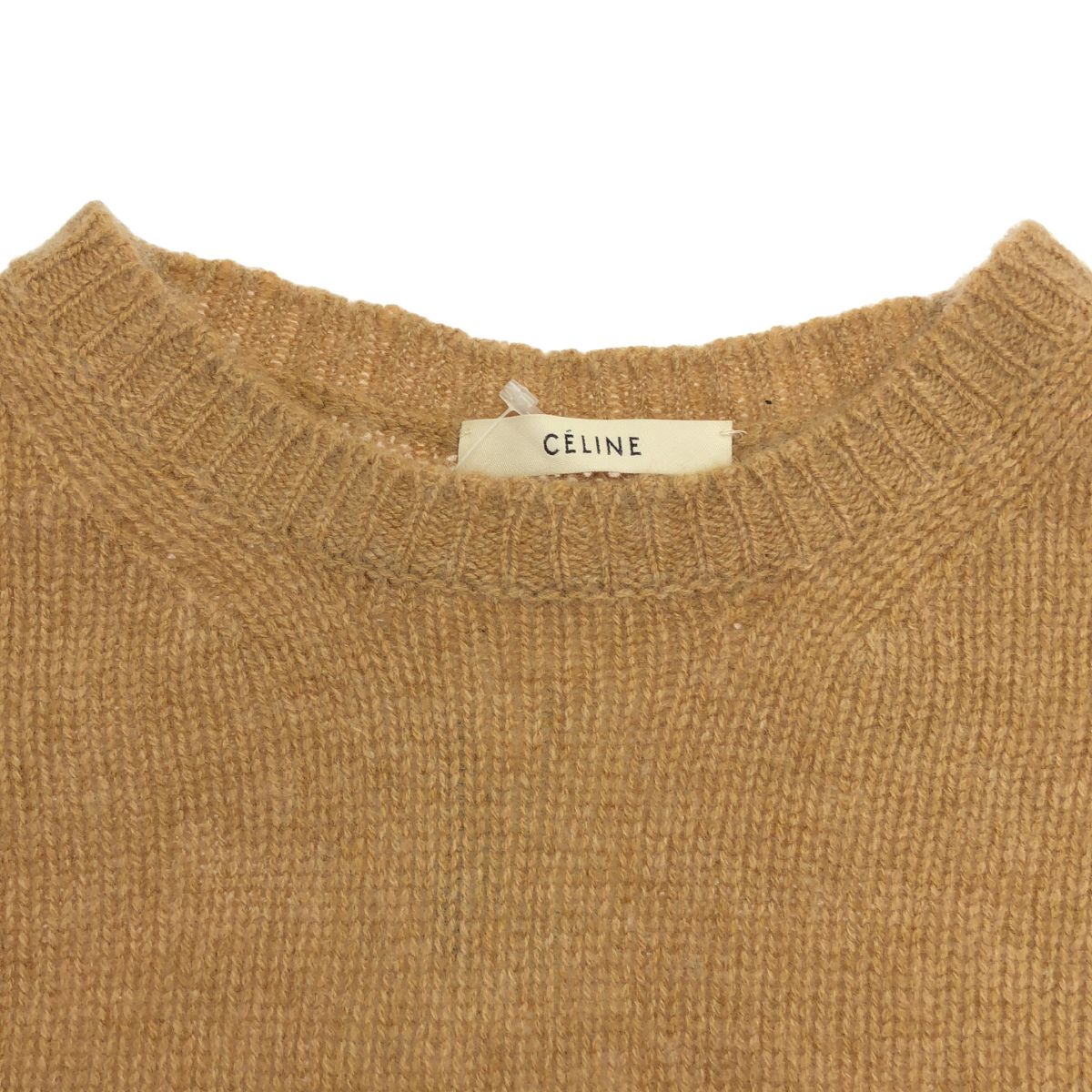 Celine by Phoebe Philo Cashmere Icon Knit Sweater 2 Camel — view 4