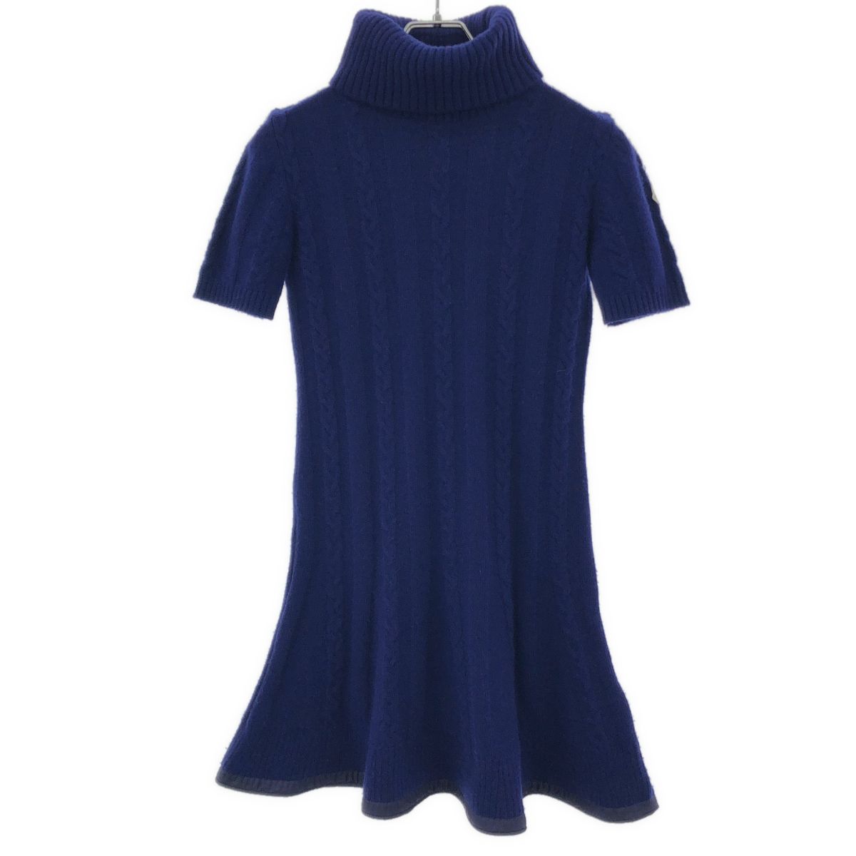 Moncler Abit Cable Knit Dress Blue XS