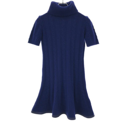 Moncler Abit Cable Knit Dress Blue XS