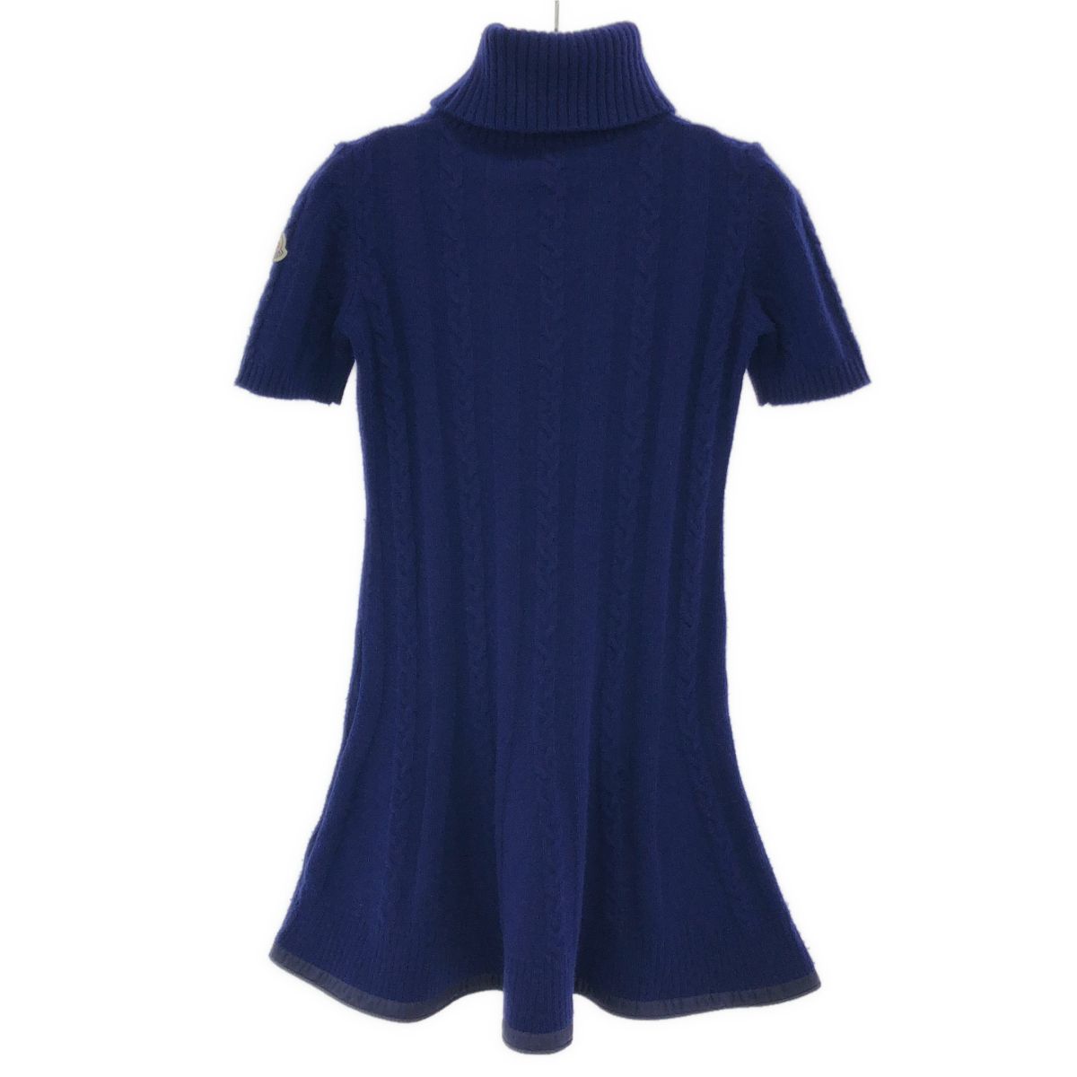 Moncler Abit Cable Knit Dress Blue XS — view 2