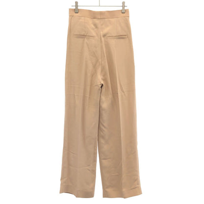 Celine by Phoebe Philo Silk Tuck Trousers Pants 2 Beige 36 — view 2