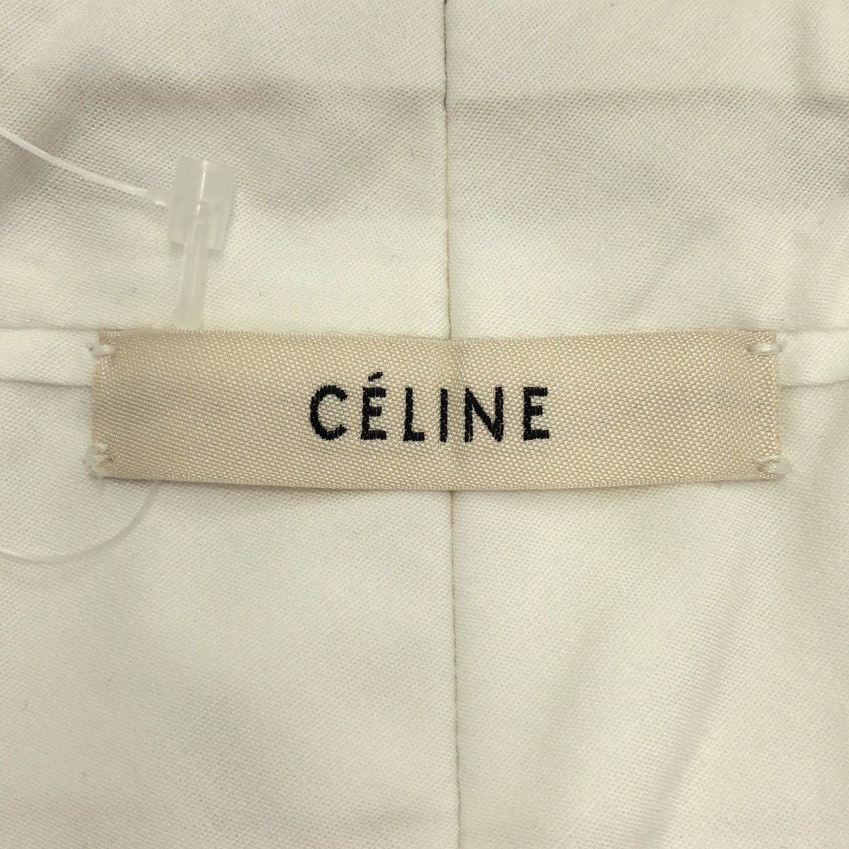 Celine by Phoebe Philo Silk Tuck Trousers Pants 2 Beige 36 — view 3