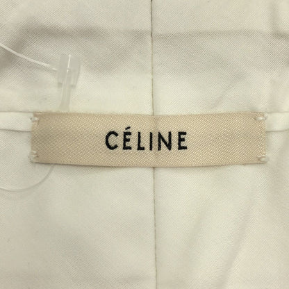Celine by Phoebe Philo Silk Tuck Trousers Pants 2 Beige 36 — view 3