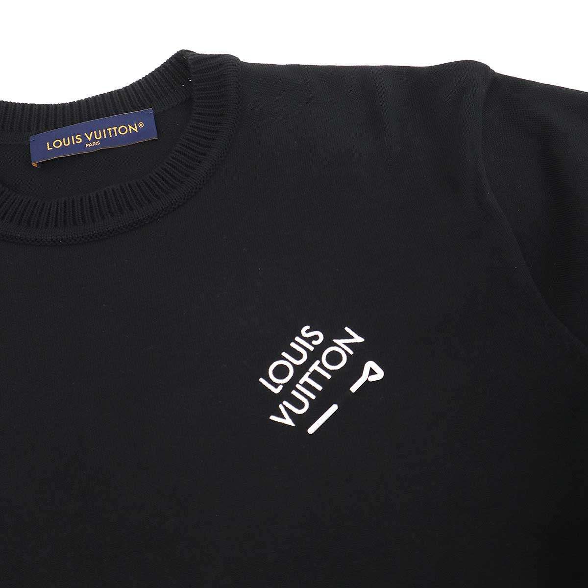 Louis Vuitton Signature Pin T-Shirt Oy8 Black — view 5