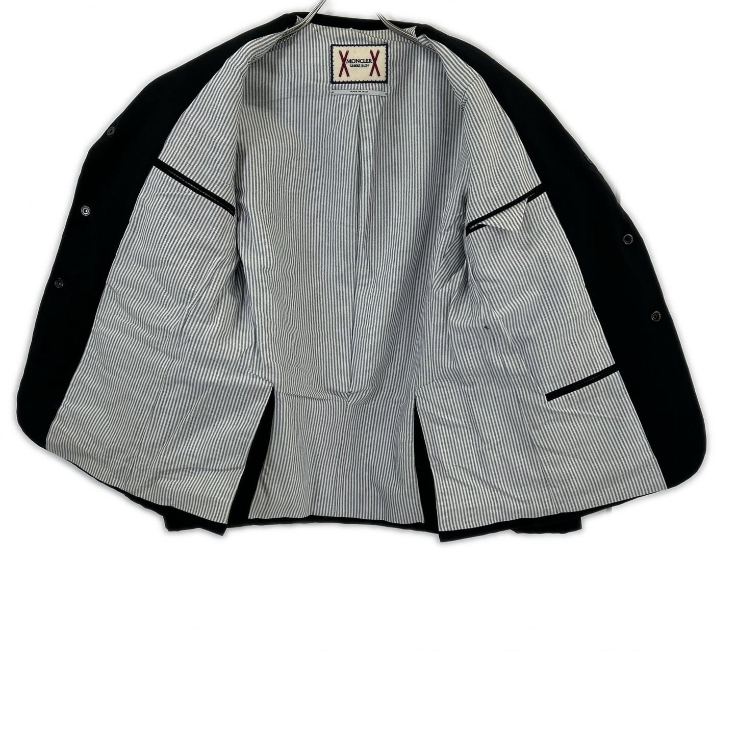 Moncler Gamme Blue Cotton Nylon Down Jacket Tailored — view 4