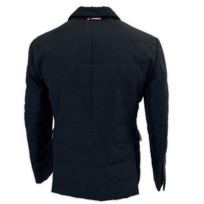 Moncler Gamme Blue Cotton Nylon Down Jacket Tailored — view 3