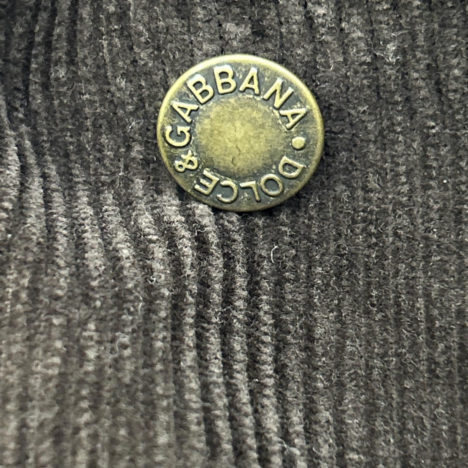 Dolce & Gabbana Brown Corduroy Jacket 50 — view 5