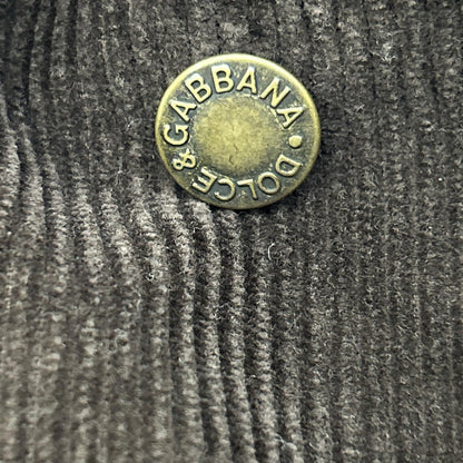 Dolce & Gabbana Brown Corduroy Jacket 50 — view 5